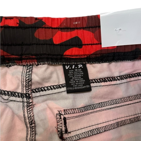 Y2K V.I.P. Juniors Size 19/20 Camo Military Cargo Pocket Jogger Pants NWT - Picture 9 of 17